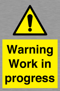 Warning Work in progress